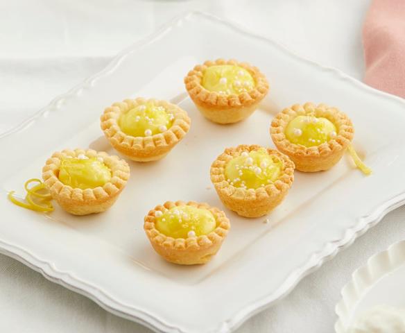 Tartellette con crema al limone