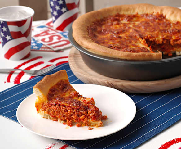 Pizza estilo Chicago Pizza estilo Chicago