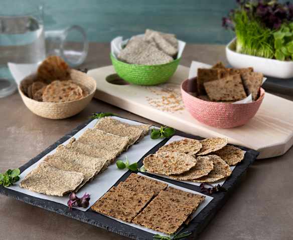 Tostas de pan esenio de 3 sabores