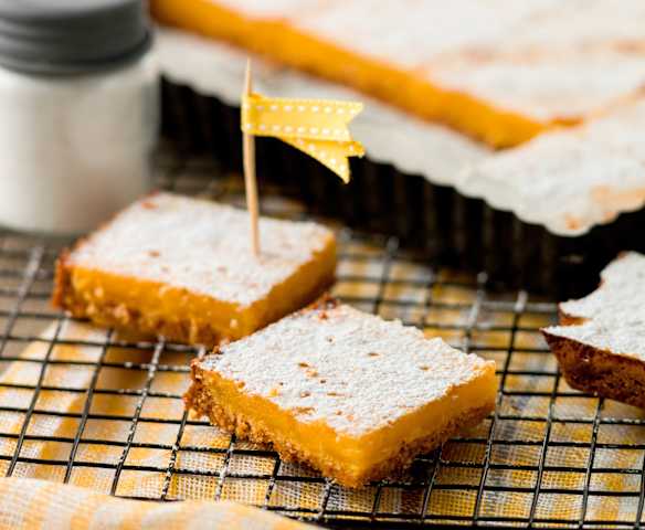 Quadradinhos de limão