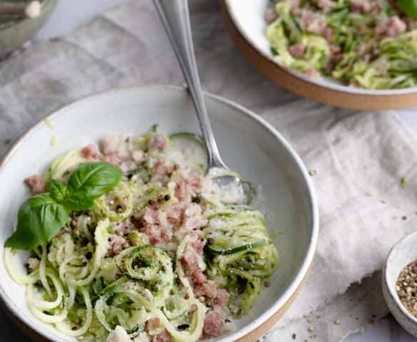 Courgetti Carbonara