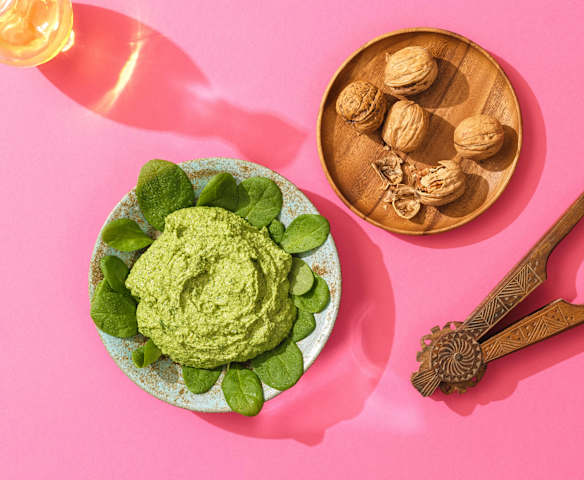 Walnuss-Spinat-Chutney Walnuss-Spinat-Chutney