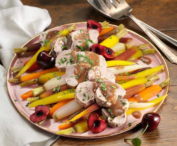 Pork Tenderloin with Cherry Sauce