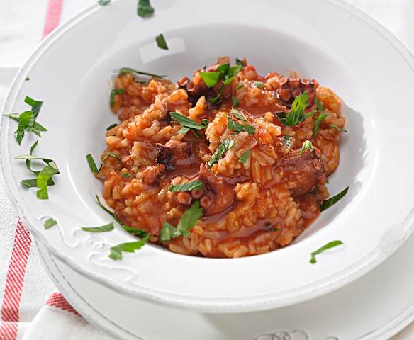 Risotto au calamar