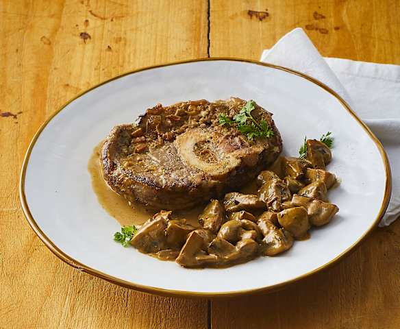 Ossibuchi ai funghi Ossibuchi ai funghi