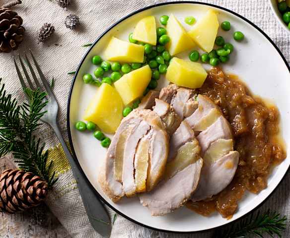 Lomo de cerdo con piña