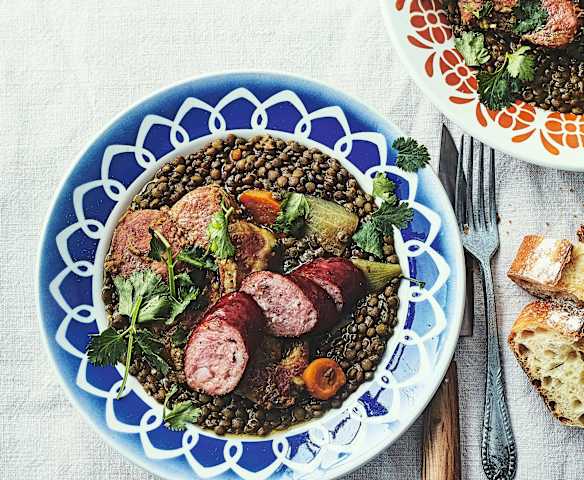 Petit salé aux lentilles