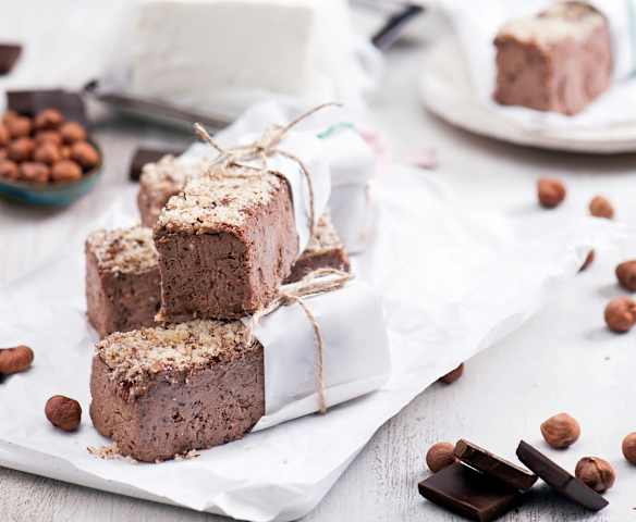 Proteinowy blok twarogowy z czekoladą