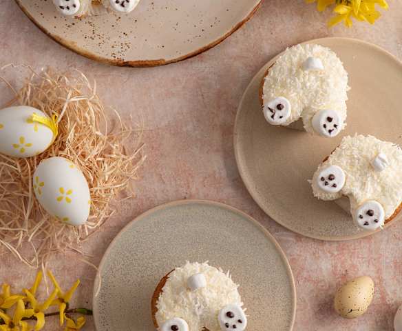 Wielkanocne babeczki „zajączki”