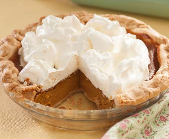 Pastel rústico de calabaza