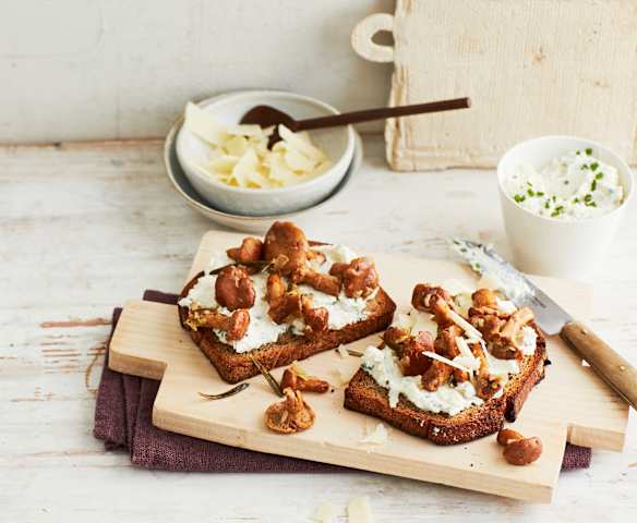 Pfifferlings-Stullen