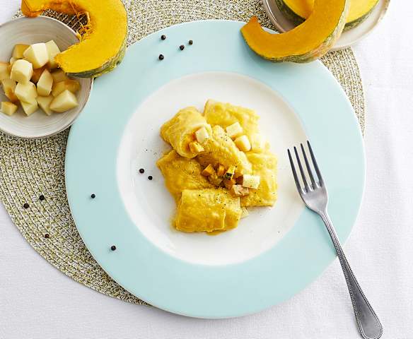 Paccheri zucca e provola