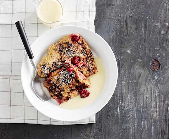 Kirschenmichel mit Vanillesauce