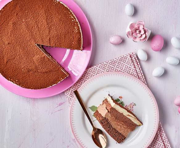 Torta ai tre cioccolati