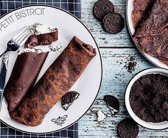 Roulé de crêpe au chocolat (FR)