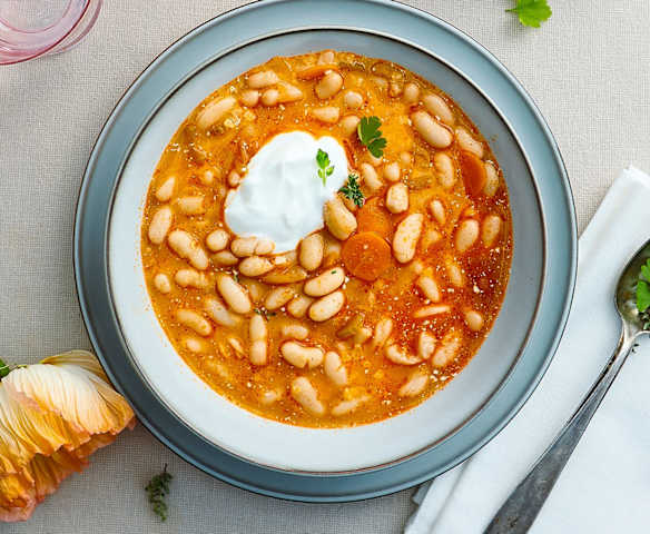Zuppa di fagioli alla greca (Fasolada)
