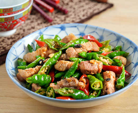 糯米椒炒豬肉