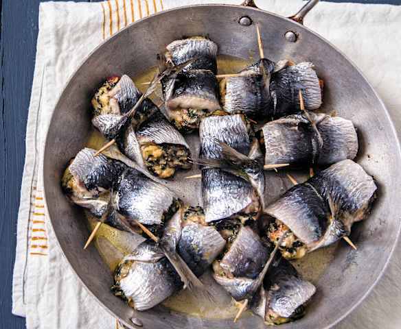 Sardines farcies aux épinards et aux tomates confites Sardines farcies aux épinards et aux tomates confites