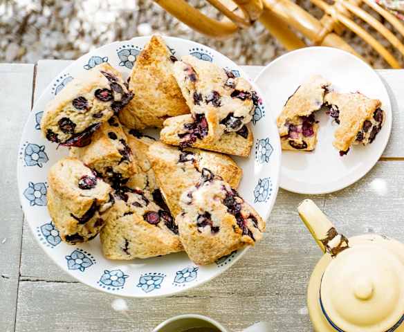 Scones aux myrtilles Scones aux myrtilles