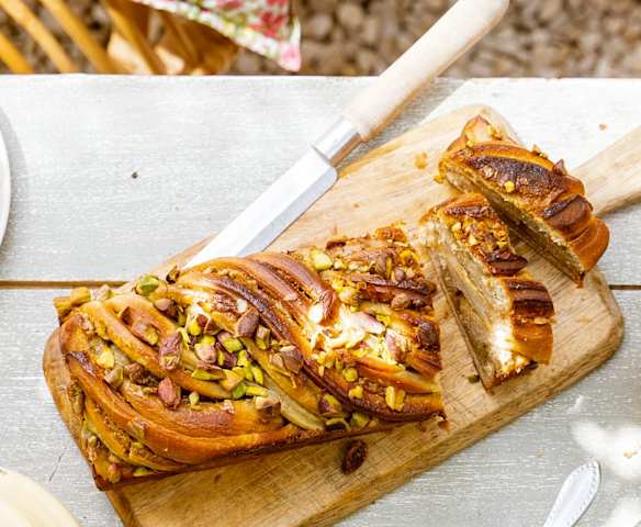 Babka pistache et fleur d'oranger Babka pistache et fleur d'oranger