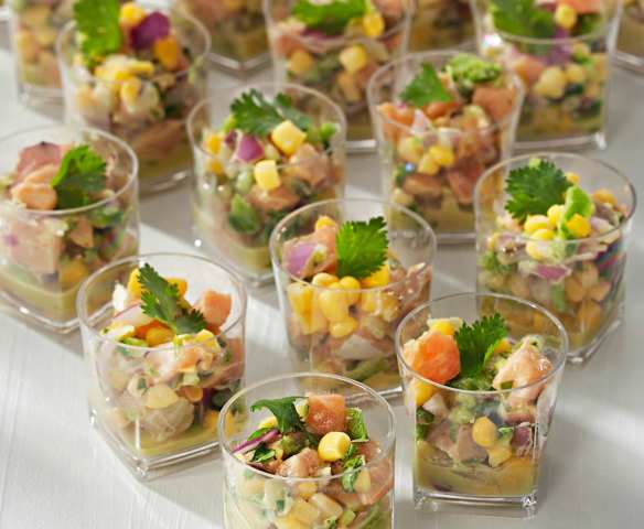 Ceviche de salmão - Peru