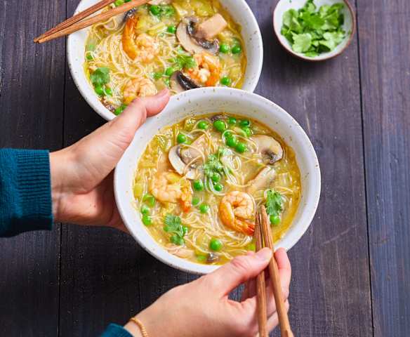 Soupe vietnamienne aux crevettes