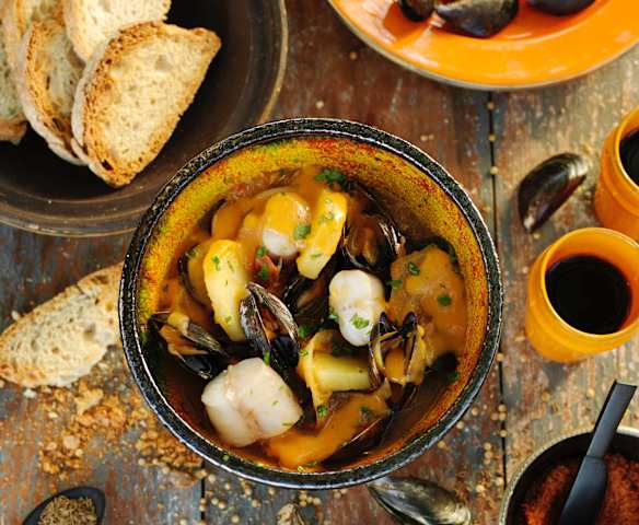 Spiced fish stew