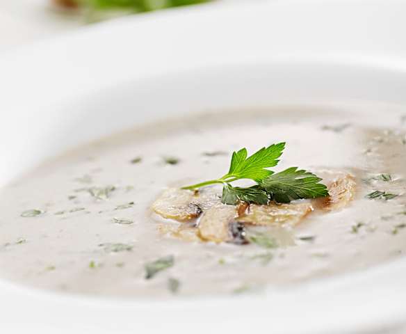 Žampiónová krémová polévka