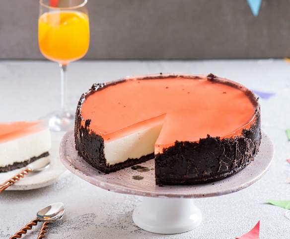 Pomarańczowy sernik z alkoholowym twistem