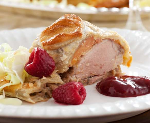 Solomillo en costra de hojaldre