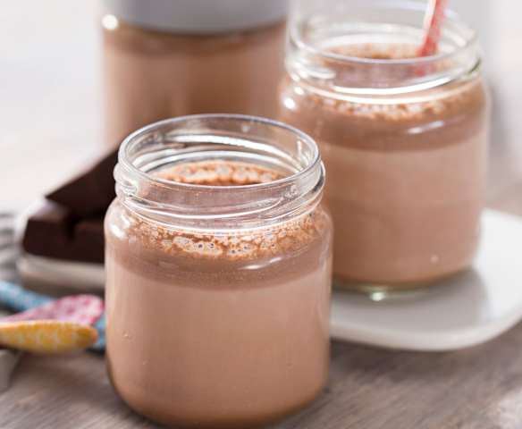 Yogur natural de chocolate en Varoma