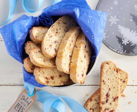 Pistachio Cranberry Biscotti