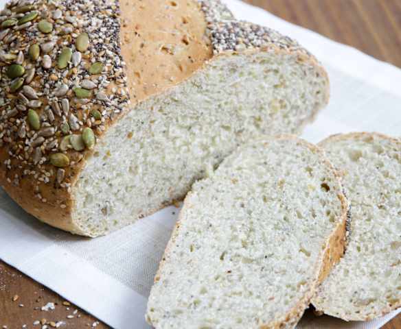 Pão de Aveia e Sementes