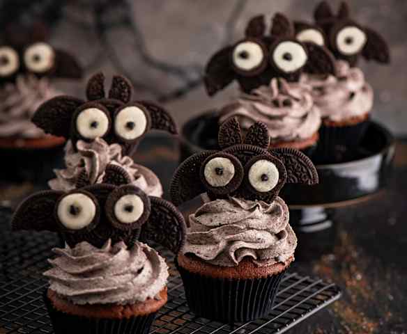 Babeczki nietoperze na Halloween