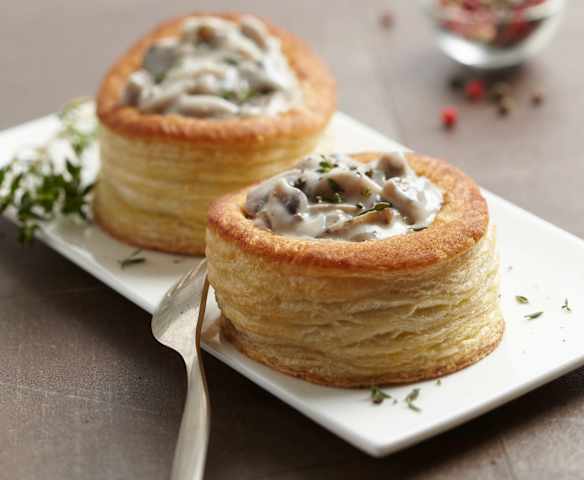 Vol-au-vent aux champignons