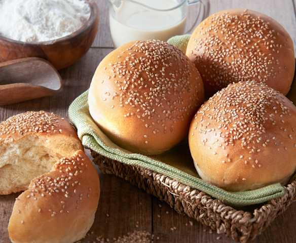 Panini per burger (vegan)