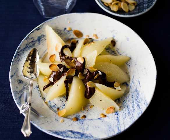 Poires au chocolat
