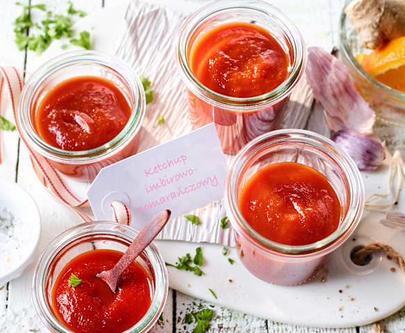 Ketchup imbirowo-pomarańczowy