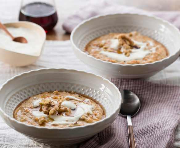 Spiced carrot porridge
