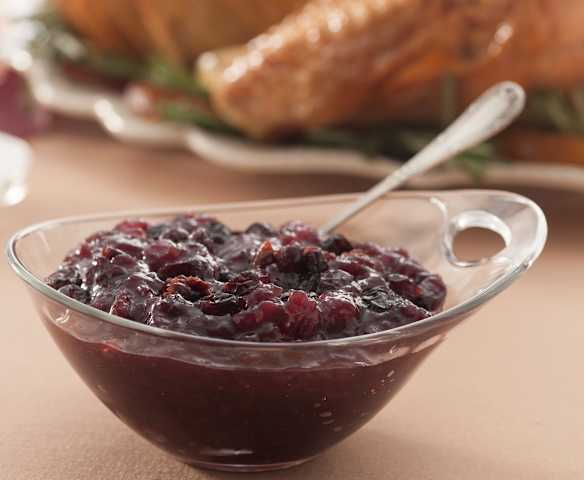 Salsa de arándanos (Cranberry sauce)