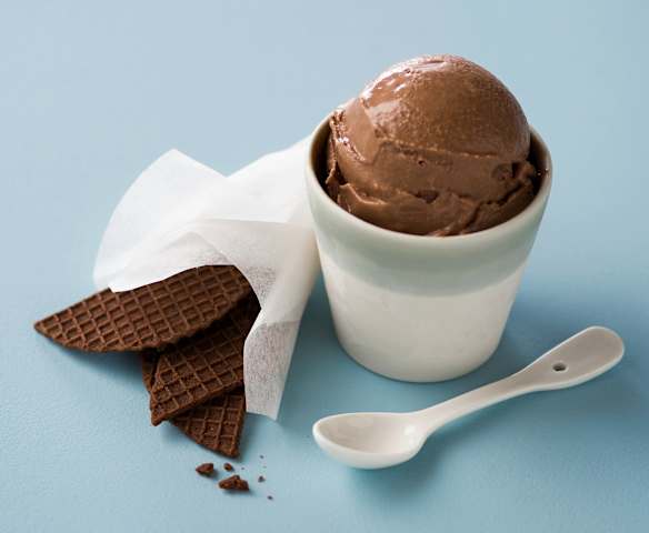 Glace chocolat-cannelle