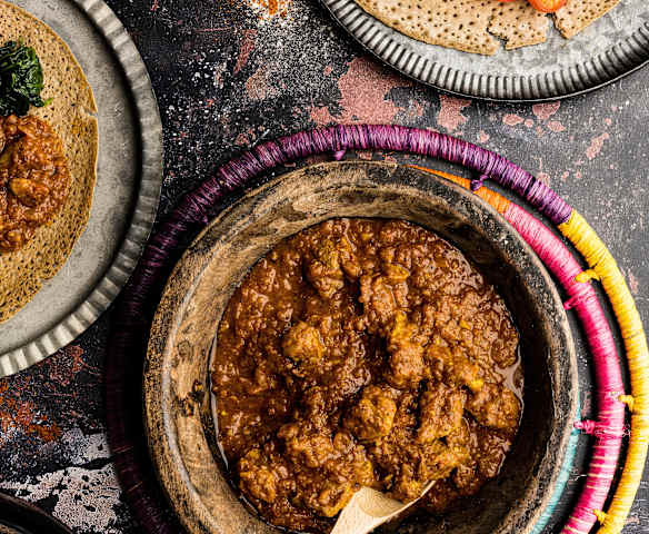 Guiso de carne etíope (Zighinì)