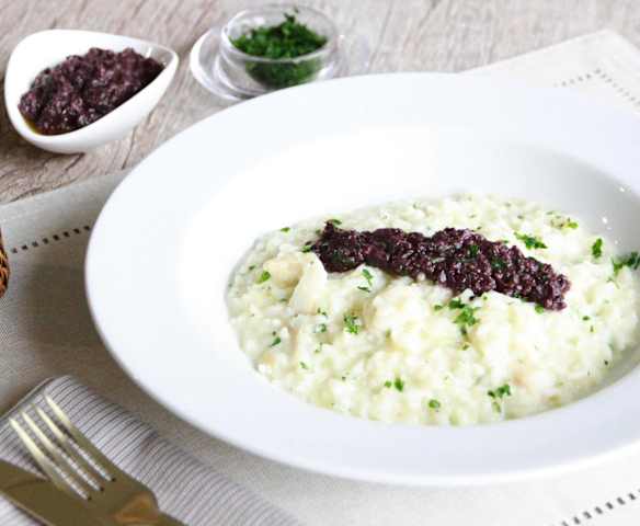 Risoto de bacalhau