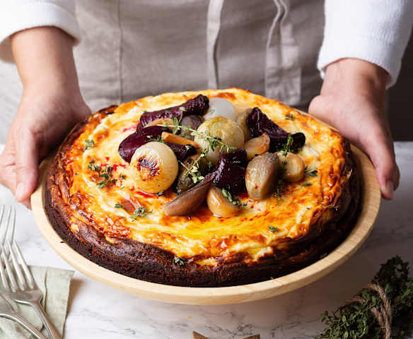 Tarta de queso de invierno