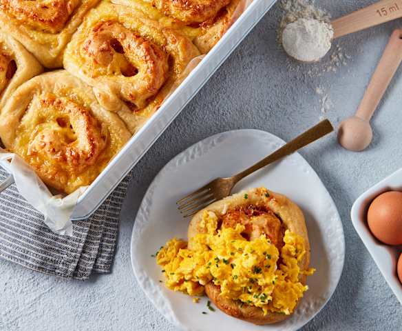 Roles de jamón y queso