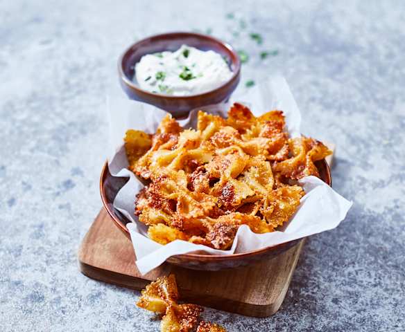 Herzhafte Pasta-Chips