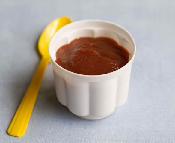 De eerste hap: Vruchtenpuree