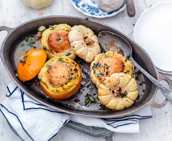 Petite courge au crottin de Chavignol