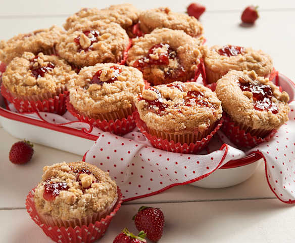 Peanut Butter and Jam Muffins