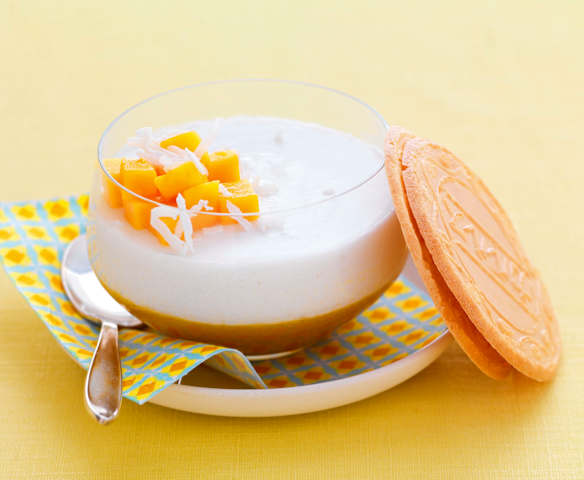 Entremets mangue-coco
